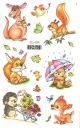 Umývateľné tetovanie pre deti GLITTER ANIMALS EG154
