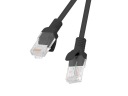 PATCHCORD CAT.6 UTP 1,5M BLACK FLUKE PASSAL LANBERG