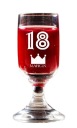 GLASS gravírované poháre na vodku, 20 ml