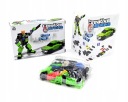 ROBOT AUTO 2V1 STAVEBNÉ BLOKY RÔZNE FARBY
