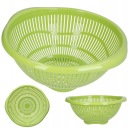 COLANDER Kuchynské sitko COLANDER do zeleného plastového drezu s rúčkami