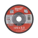 MILWAUKEE PRO+ KOVOVÉ REZNÉ KOTOUČE 125mm x 3mm