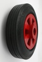 29T Plastové a gumené koliesko, priemer 125 mm, priemer 15 mm