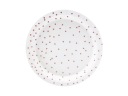 Dot taniere biele 18cm (1 balenie / 6 ks) Party Deco