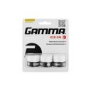 GAMMA RZR DRI Overgrip suché vonkajšie omotávky Biele 3 ks