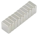 SILNÝ NEODYMOVÝ MAGNET 5x5x2 - SADA 10ks / NEODYMOVÉ MAGNETY /