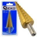 GEKO vianočný stromček kužeľový vrták, kužeľový výstružník 4 - 20 mm.