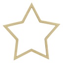 Star Ring Base Lapač snov Macrame 25 cm 1 ks