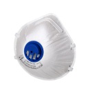 Protiprachová maska ​​s modrým ventilom