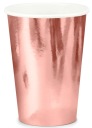 POHÁRKY Z RUŽOVÉHO ZLATA-6KS-220ML-6478N