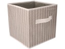 Textilná BOX ORGANIZÁTOR KOŠÍK 25 x 25 x 25 cm - do ŠATNÍKA