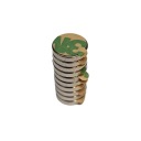 NEODYMOVÝ MAGNET 10x2 mm S 3M LEPICÍ PÁSOU 10 ks