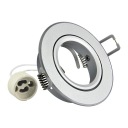 Okrúhle pieskované hliníkové puzdro GU10 - 301567