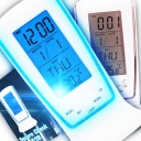 ALARM Clock Elektronický tichý digitálny stojaci METEOROLOGICKÁ STANICA Teplomer