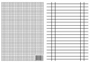 Obojstranné pravítko A5 Grid/Line Interprint