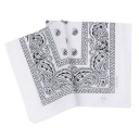 BANDANA, BANDANA, ŠATKA, BIELA ​​ŠATKA