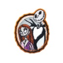 Nášivka na oblečenie pred Vianocami Nightmare Before Christmas, halloweenske dekorácie