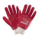 X-POVI RED PVC ochranné pracovné rukavice Vodotesné flexibilné CE
