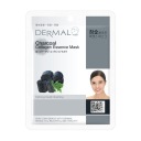 DERMAL Kolagénová pleťová maska ​​s uhlíkom, 23 g