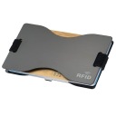 Puzdro na kartu s RFID ochranou GLADSTONE hliníková čierna