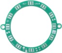 LED kruhové svetlo, AVT1918 PCB
