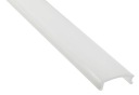 1 meter PVC PMMA tienidlo na hliníkové LED profily, typ ABC, mliečne biele