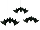 SUPER Závesné dekorácie Halloween Bats 3 ks