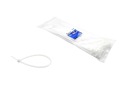 SŤAHOVACIA KABELKA 250X3,6mm BIELA ​​- 100 ks