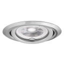 ARGUS II Stropné bodové svietidlo, chrómová sieťka, max 10W, Gx5,3/GU10, priemer. 97 mm