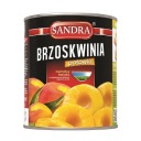 Sandra Peach polovičky v sirupe 850 ml