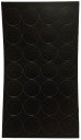 Samolepiaca čiapočka 20mm SMOOTH BLACK 325