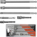 YATO ADAPTÉRY HEX REDUKCIE PRE ZÁSUVKY 1/4 3/8 1/2 5cm, 15cm