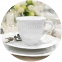 0001 ŠÁLKA 100 ml na espresso Biela SOFIA PORCELÁN ĆMIELÓW NOVINKA 1