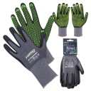 OCHRANNÉ PRACOVNÉ RUKAVICE NITRIL FLEX DOTS NITRILOVÉ rukavice R.10 XL