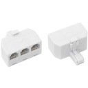 LAN splitter adaptér RJ14 - 3x RJ14