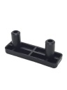 Nábytkový klzák 50x16mm, priemer kolíkov 8