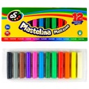 Plastelína pre deti 12 farieb Ako ASTRA