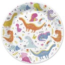PAPIEROVÉ TANIERE DINOSAUR Dino Animals Plazy Birthday Party 23cm 8 ks.