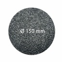 KOTOÚČ BRÚSNEHO PAPIERA SO VELCRO 150 mm P16 Karbid kremíka