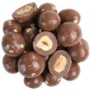 Lieskové oriešky v mliečnej čokoláde s praženými prémiovými orechmi 250 g