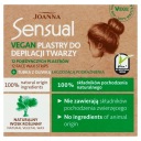 JOANNA Sensual Vegan depilačné pásiky na tvár 12 ks + olivový olej