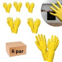 Pracovné rukavice SILNÉ OCHRANNÉ GUMOVÉ Rukavice pre domácnosť Veľkosť L x6