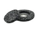 Extra hrubá netkaná textília Włosy Negro 125 x 22,2 mm + 75 mm