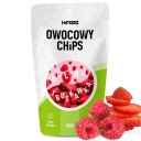 OVOCNÉ ČIPSKY Malina-Jahoda 40g HiFOOD ZDRAVÁ SNACK 12m+