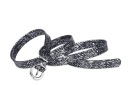 Klasický dámsky opasok, strieborné šupiny, 1,5 cm