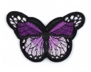 Nažehľovacia termonáplasť Butterfly Applique Patch FIALOVÁ /2810