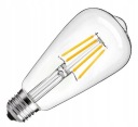 E27 ST64 10W retro teplá LED žiarovka