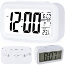 HODINY ALARM TEPLOMER DIGITÁLNY LED DISPLEJ ELEKTRONICKÝ 12/24H