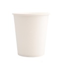 Papierové šálky na kávu 300ml - 50ks na horúce nápoje, biele eko šálky