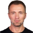 Ochranná maska, priehľadná, polovičný štít